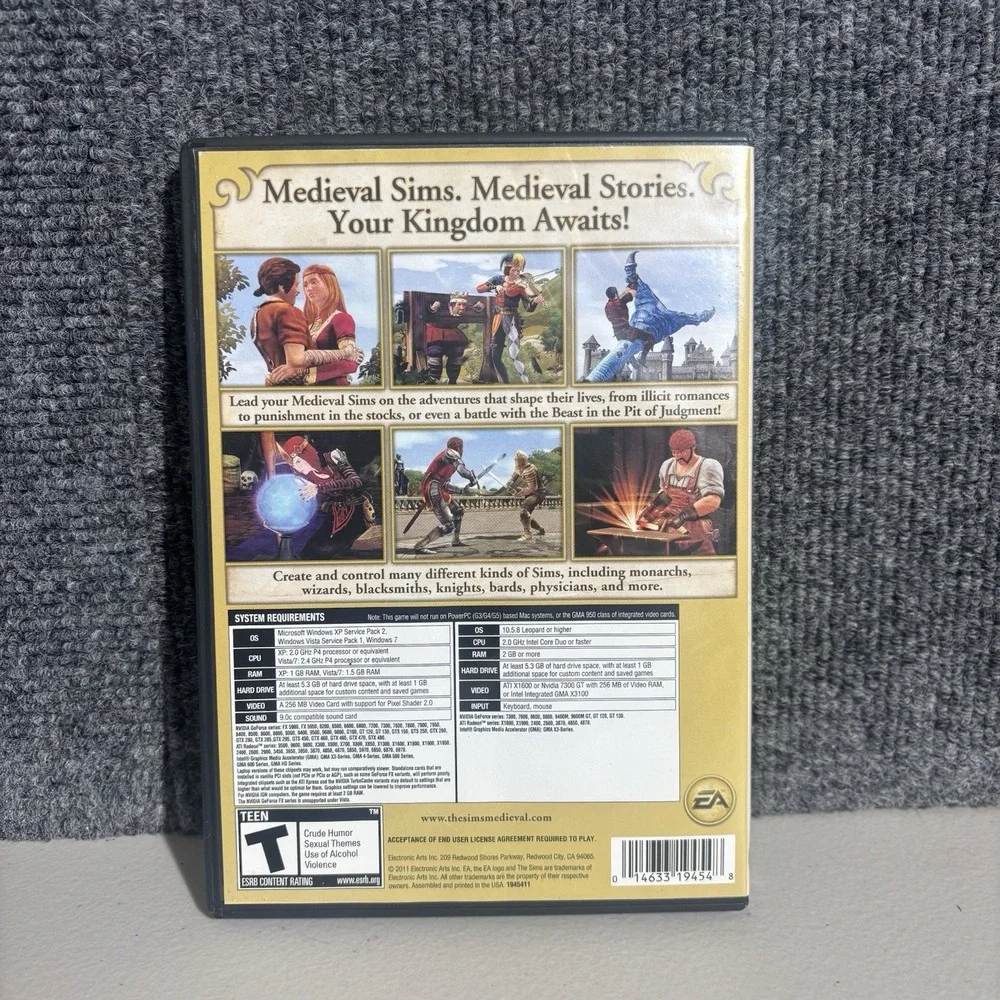 The Sims Medieval Limited Edition for PC and Mac. Untested